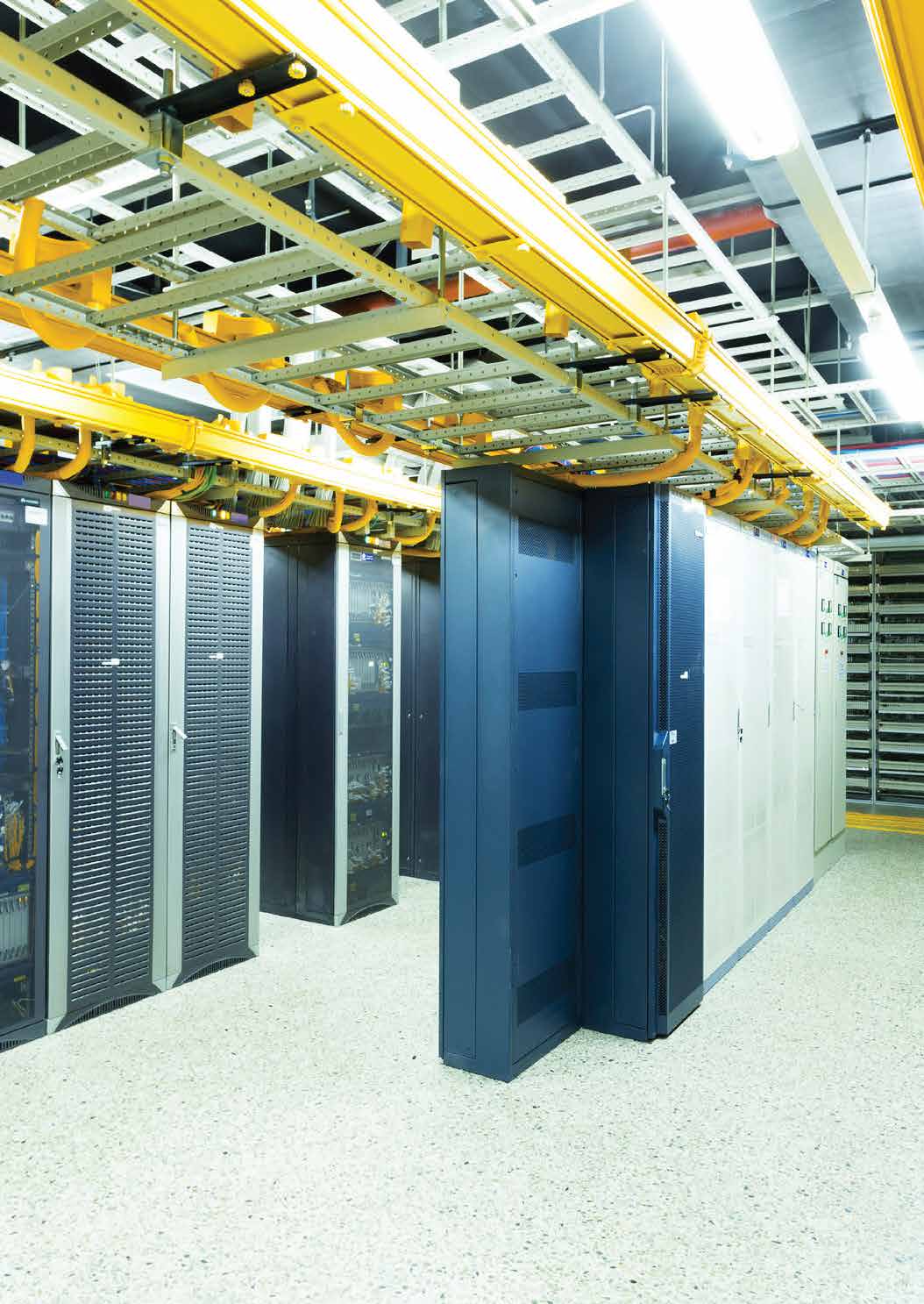 Installed critical power equipment in a professional facility